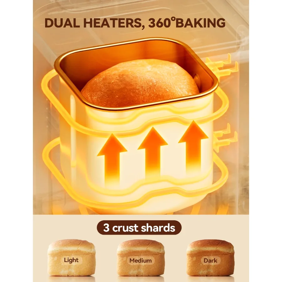 20-in-1 Bread Maker, 2 lb view 3