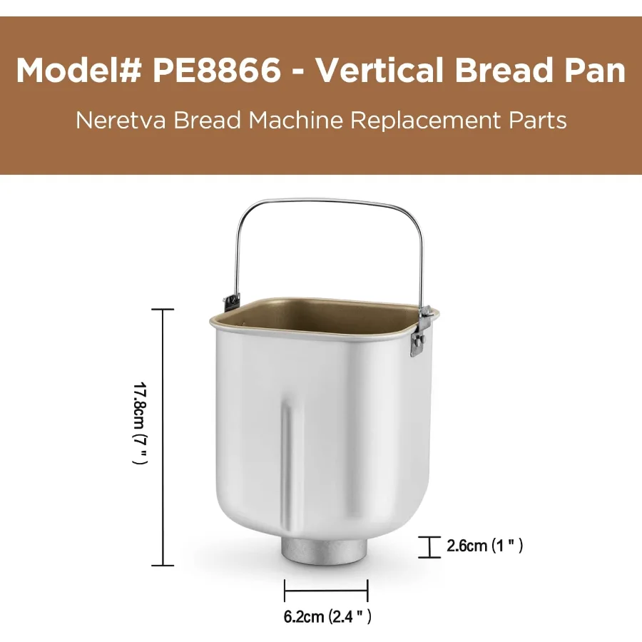 Bread Pan with One Paddle view 3