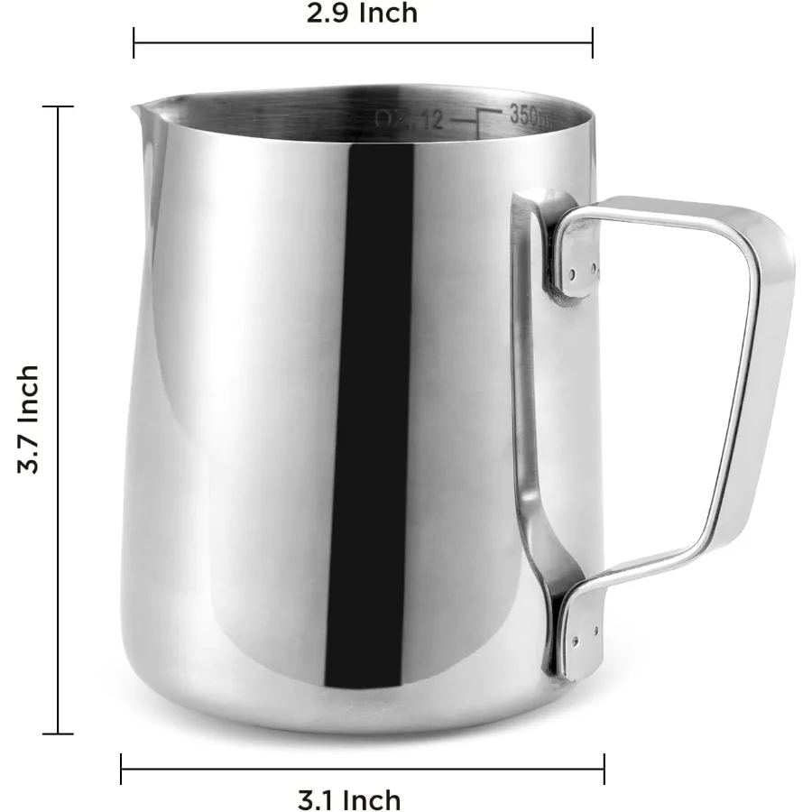 Milk Frothing Pitcher, 12 oz view 2