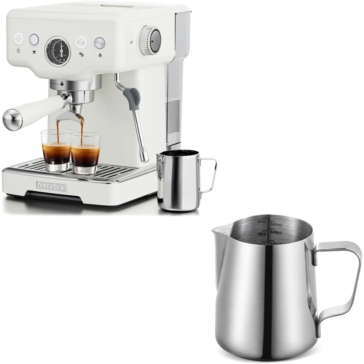 1450 W Espresso Combo with Frothing Pitcher
