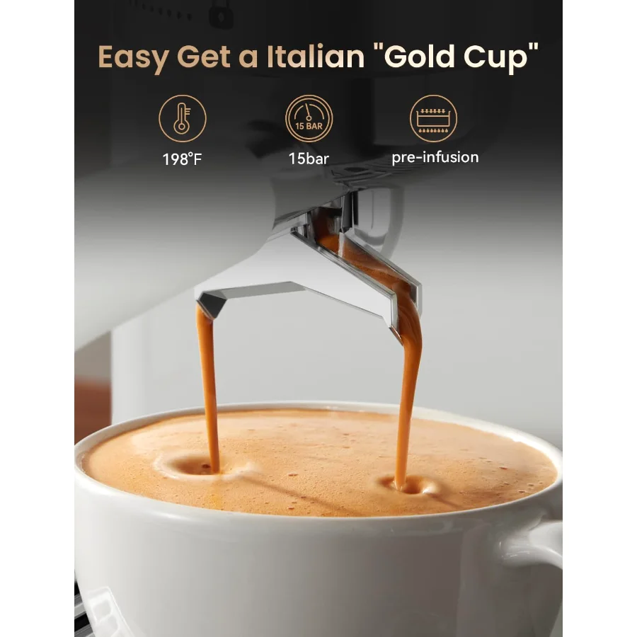 1450 W Espresso Combo with Frothing Pitcher view 9