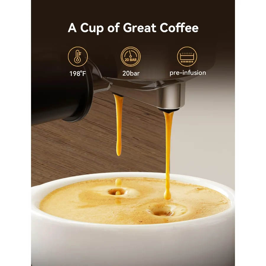 20 Bar Compact Espresso Machine view 9