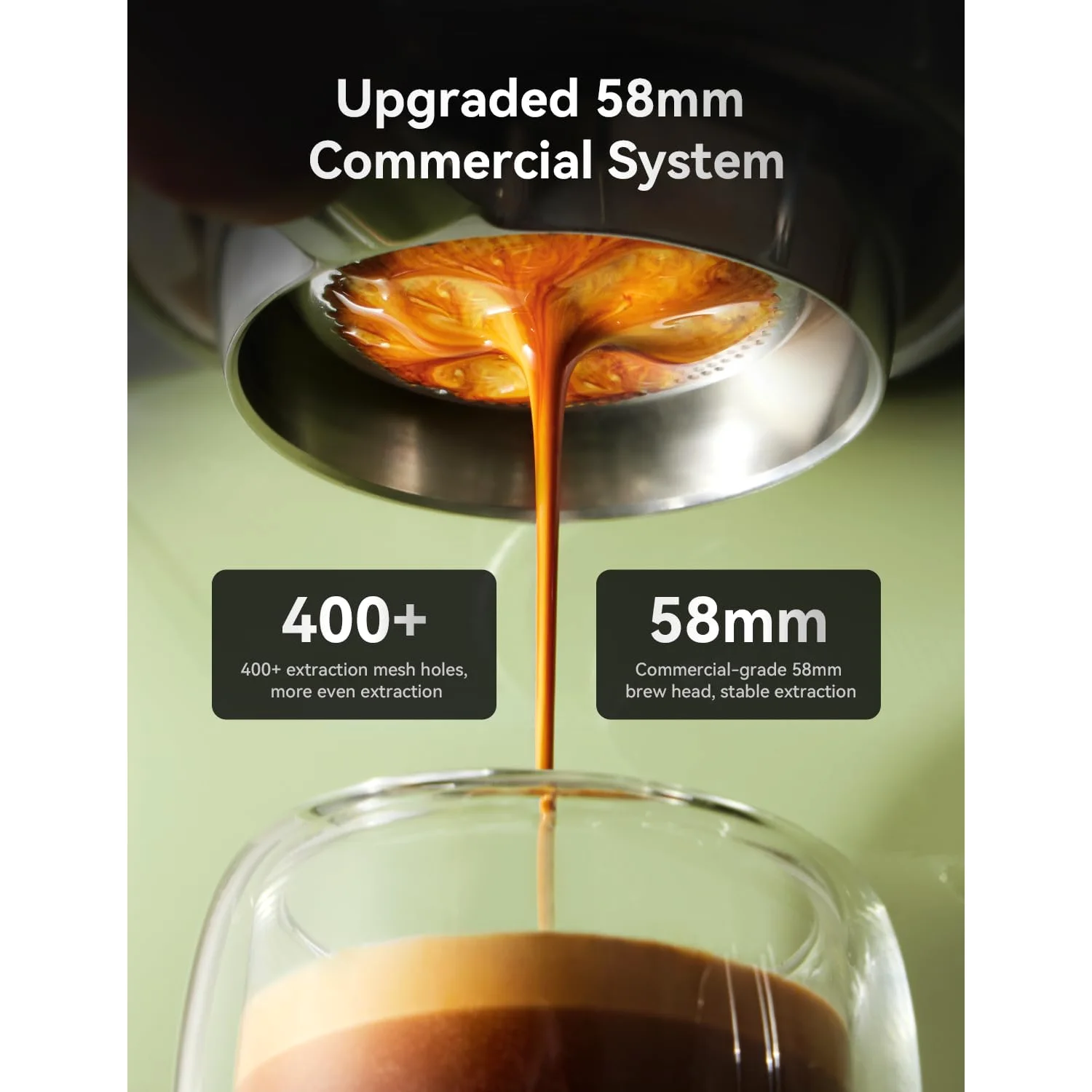 Retro Espresso Machine, 58 mm view 4
