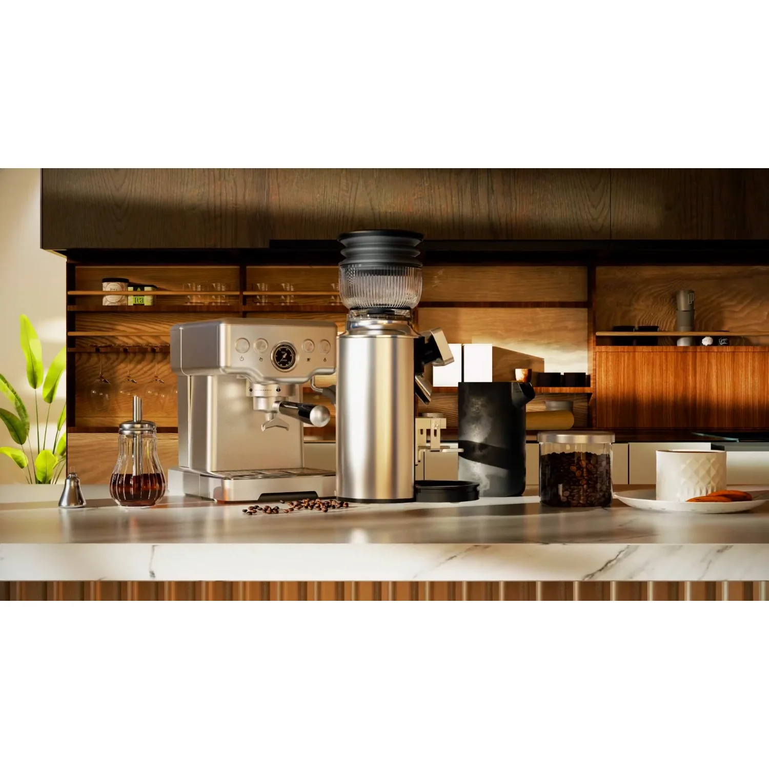 The 58 mm Neretva retro espresso machine
